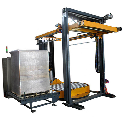 Macchina di confezionamento automatico di pallet per fabbriche di materiali da costruzione ad alta capacità