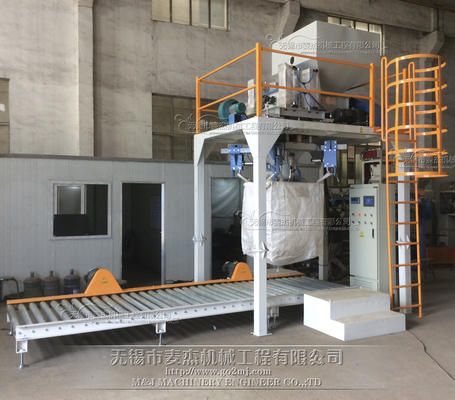 Jumbo Bulk Bag Filler Sistema PLC facile da usare per un processo di riempimento fluido