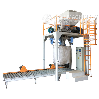 Macchina di riempimento di sacchetti di grandi dimensioni da 1000 kg in polvere con efficienza di imballaggio in sacchetto in piedi