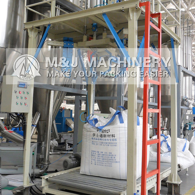 Sistema PLC facile da usare 1 tonnellata di cemento Big Bag Machine di riempimento per la precisione di riempimento