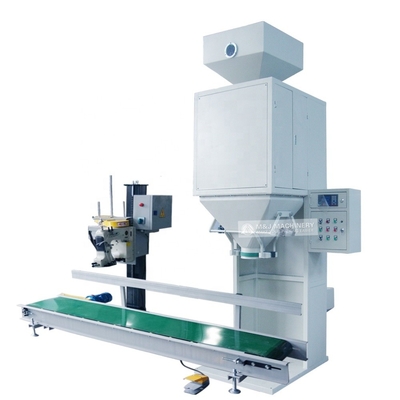 Macchina di imballaggio mobile per pellet di legno per 25kg 50kg 100kg 3000*900*2800mm