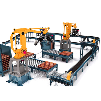 Macchina di palettatura completamente automatica per la palettatura di sacchi di cemento robotizzati in forte domanda
