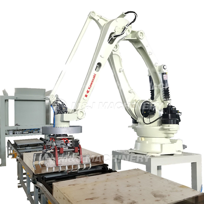 Macchina di palettatura completamente automatica per la palettatura di sacchi di cemento robotizzati in forte domanda