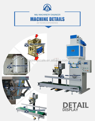 Semi-Auto 50kg Bags Packing Machine per il compost 220V/380V 500kg