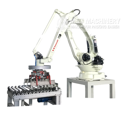 Palletizzatore robotico azionato elettricamente ad alta capacità per la paletizzazione automatica di sacchi di cemento