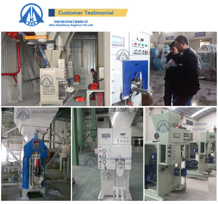 220-415V Voltage Wall Putty Packing Machine per 25 kg di polvere di bentonite in sacchetto di valvola