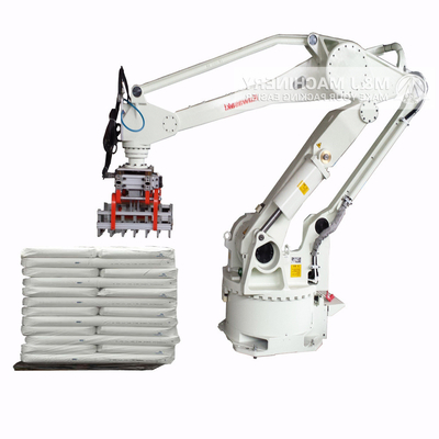 300 KG Palletizzatore automatico per robot per impianti di fabbricazione di componenti PLC principali inclusi