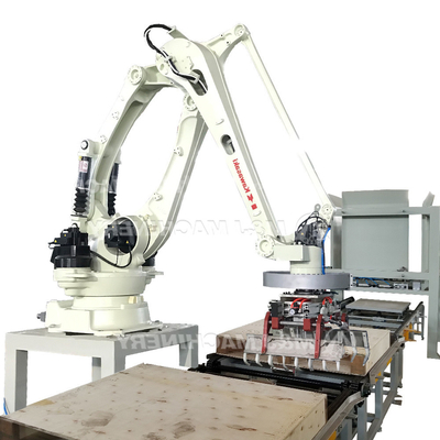 300 KG Palletizzatore automatico per robot per impianti di fabbricazione di componenti PLC principali inclusi