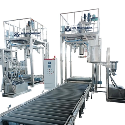 110V Big Sand Bulk Bag Granular Semi Automatic Filling Machine con PLC Equipaggiamento di imballaggio di sabbia a sfera 450 KG