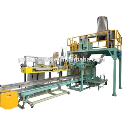 Macchina di imballaggio di farina completamente automatica per impianti di produzione 6 sacchetti/min 10kg 25kg 50kg