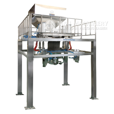 110V Big Sand Bulk Bag Granular Semi Automatic Filling Machine con PLC Equipaggiamento di imballaggio di sabbia a sfera 450 KG