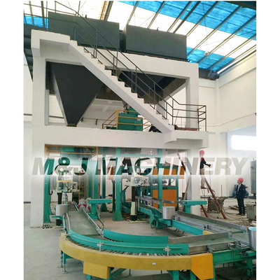 Macchina di imballaggio per imballaggio completamente automatica da 280 kg per prestazioni di riempimento da 10 kg a 25 kg