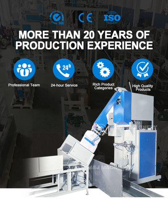 25 kg Macchina di imballaggio a valvola completamente automatica con funzione di riempimento di cemento e gesso