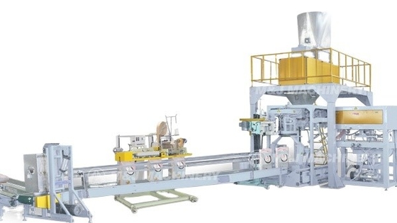 precisione Peso automatico e pacchetto di cucitura per la linea di imballaggio di produzione di palette