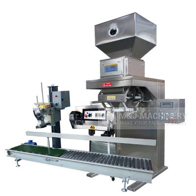 Macchina di confezionamento automatica da 5 kg, 25 kg e 50 kg per confezionamento di sacchetti/sacchi per cuscini/spalle
