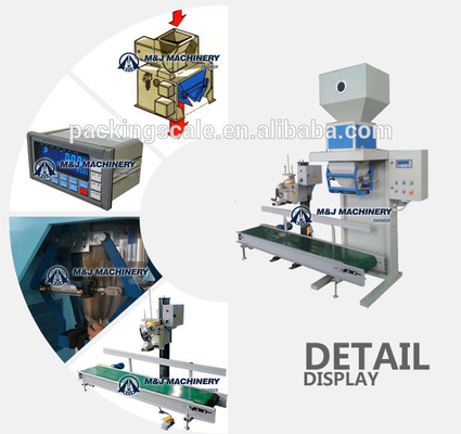 Macchina di confezionamento automatica da 5 kg, 25 kg e 50 kg per confezionamento di sacchetti/sacchi per cuscini/spalle