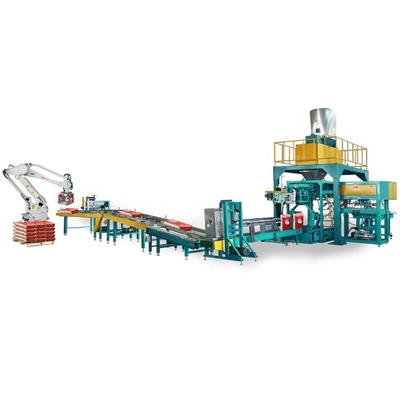 Macchina di imballaggio e palletizzazione della farina completamente automatica 2500 kg