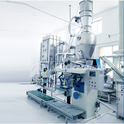 Macchina di confezionamento automatico di farina con sacchetto a bocca aperta con funzionalità senza soluzione di continuità