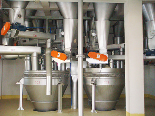 Sistema di dosaggio a polvere chimica da 220 kW per materiali e 600 kg di peso