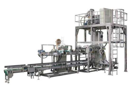 50 kg Macchina di imballaggio automatico per farina Riso Zucchero Caramelle Polvere Alimenti Pellet