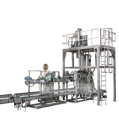 Macchina di imballaggio di polvere di materie prime a batteria al litio completamente automatica con valvola solenoide speciale