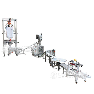 Materiale di imballaggio in plastica Macchina di imballaggio in polvere di detersivo da 10 kg completamente automatica