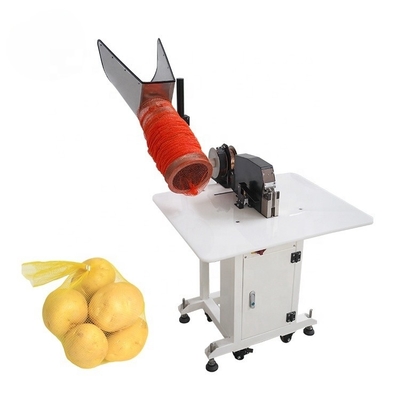 Macchina di imballaggio a maglia per pomodori a maglia per pomodori di grado semiautomatico