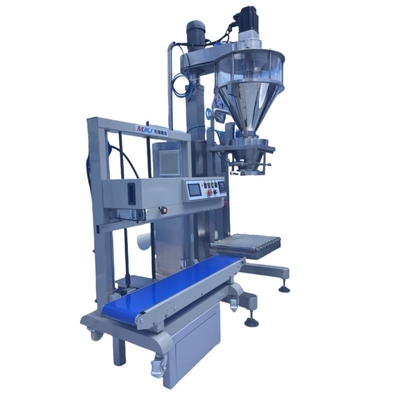 Macchina semiautomatica di imballaggio del sale per sacchi e borse di polvere da 5 kg, 10 kg, 20 kg, 25 kg e 50 kg