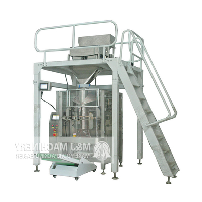 Macchina di confezionamento del grano di riso completamente automatica azionata elettricamente per alimenti in sacchetto 100-2000g