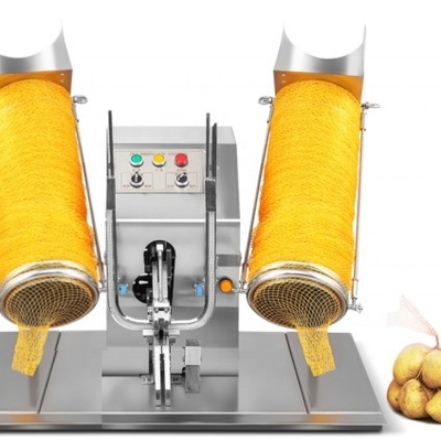 Macchina di imballaggio a rete semiautomatica facile da usare per un imballaggio rapido e preciso