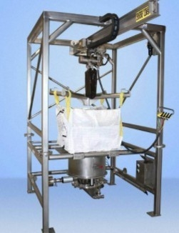 Imballaggio facile da utilizzare Scaricatore automatico di sacchi di polvere di cemento per un'operazione facile