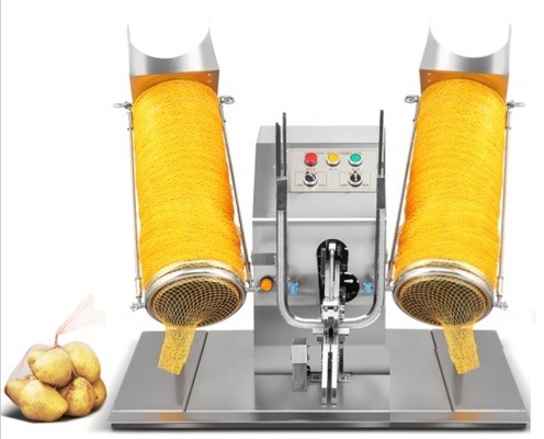 Macchina di riempimento di patate per sacchetto a rete sacchetto a maglia 220V FUNZIONE di riempimento